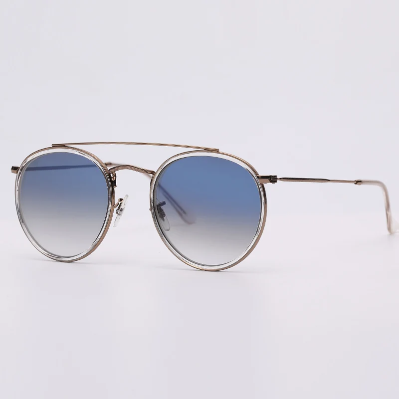 Classic Popular  Sunglasses Brand Designer sunglasses Trendy ALLOY Frame Glass Lens Shades