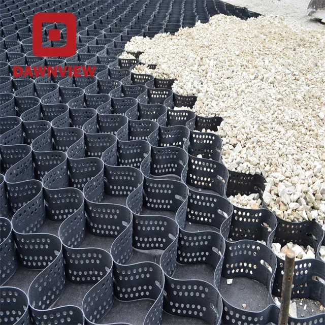 Стандарт Dawnview ASTM HDPE Geocell сотовая гравийная стабилизация для контроля эрозии и защиты склонов