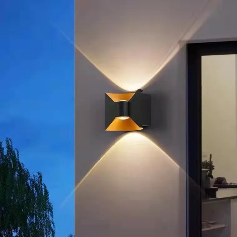 Modern Mount Exterior Decor Waterproof Outdoor Luxury For Home Room Bedroom Hotel Light Sconce Led Wall Lamp wall mounted