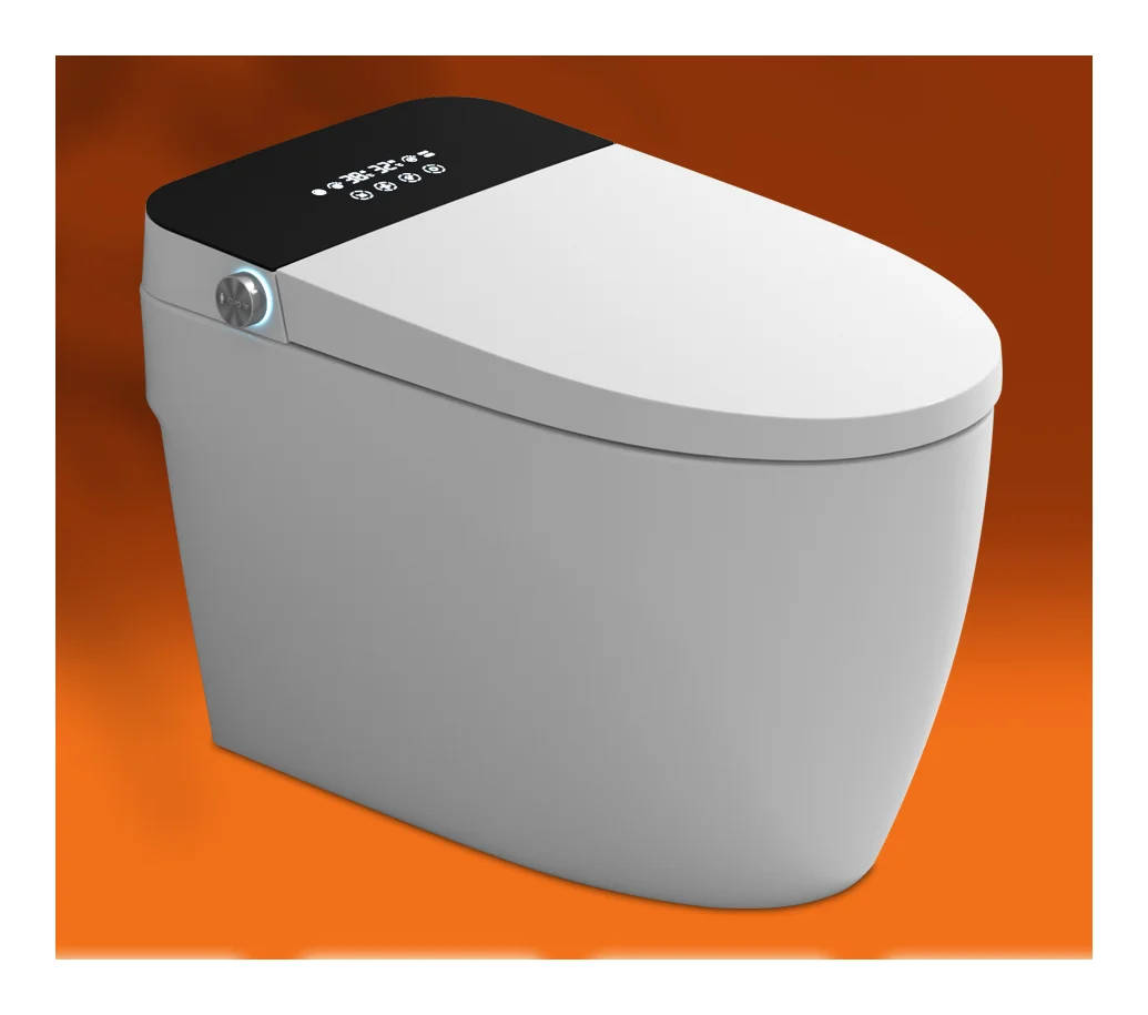 Цельный умный туалет с пультом дистанционного управления напольная чаша в Форме Керамического туалета и пеноочиститель для ванной комнаты