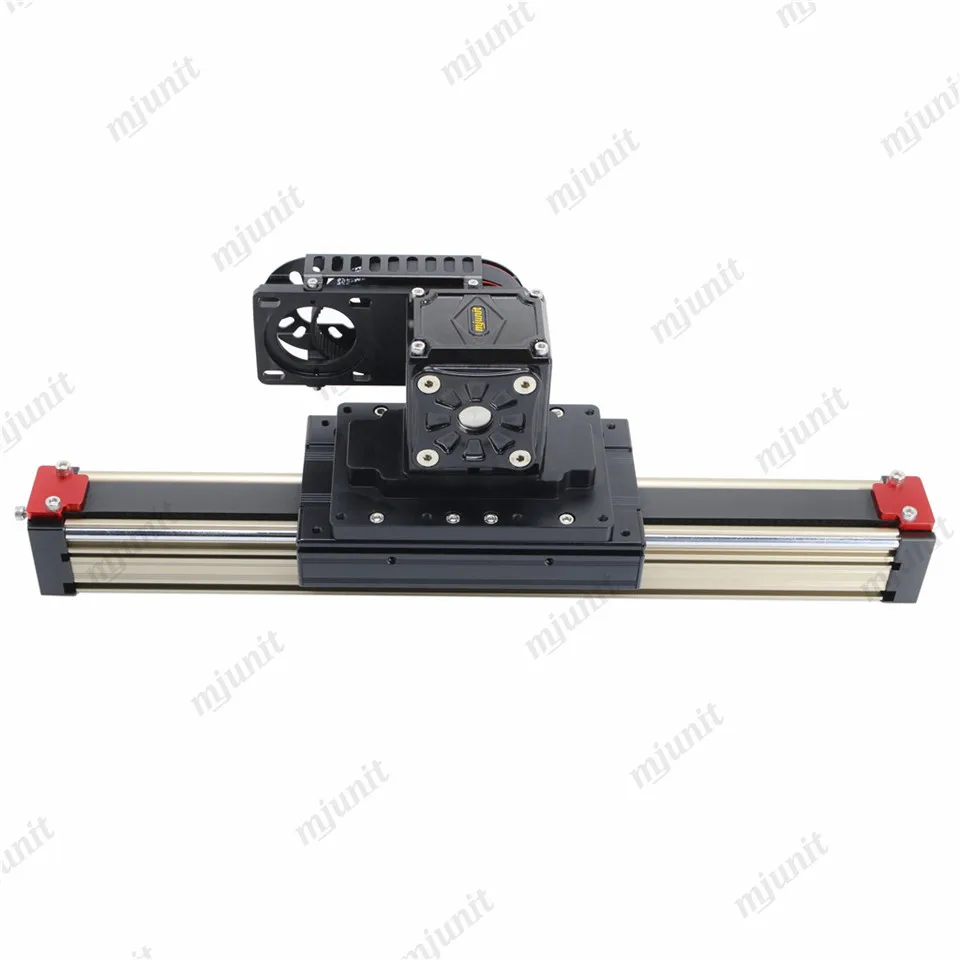 mjunit exhibition hall interaction LED screen slide rail multi screen linkage opening and closing moving timing belt guide rail