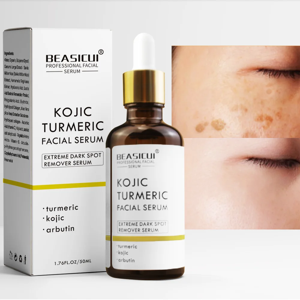 Turmeric Dark Spot Corrector Serum Skin Glow Whitening Serum Kojic Acid Turmeric Serum