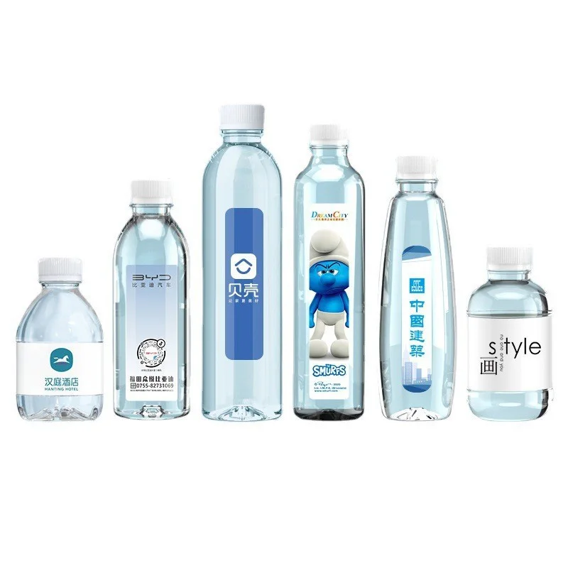 OEM/ODM 238 мл/360 мл/380 мл различный размер бутилированной натуральной минеральной воды