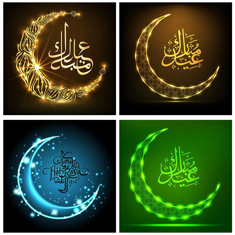 
Diamond Painting Diy 5D Full Drill Square Or Round Religious Icons Muslim Islamic Art 30*30CM 3D Resin Paintings Wall Art Decor 