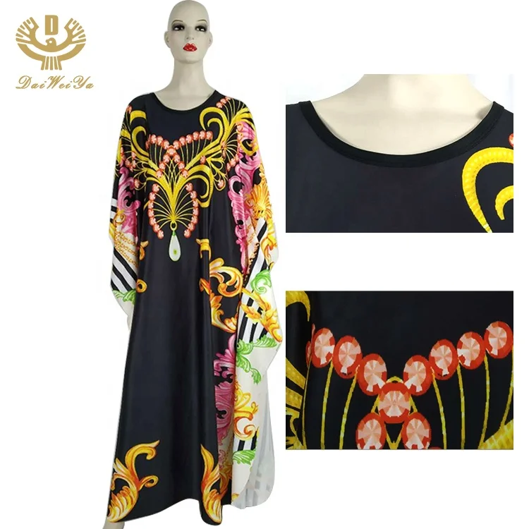 islam boubou abaya fat women causal gown modern african dress