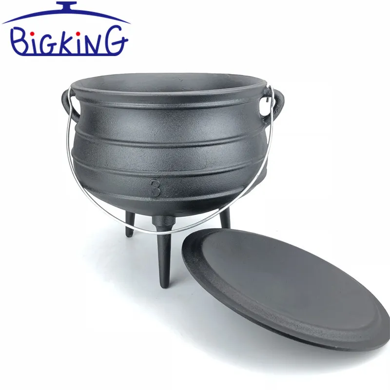 cast iron cauldron pot