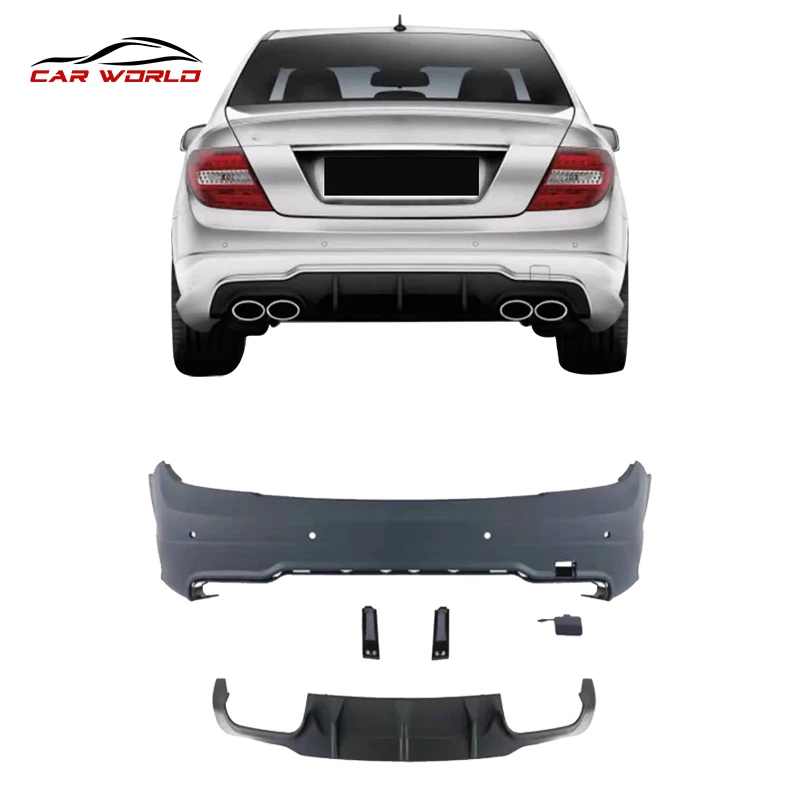 Заводская цена автозапчасти аксессуары 2011-2014 W204 Комплект кузова для Mercedes Benz C63 Black