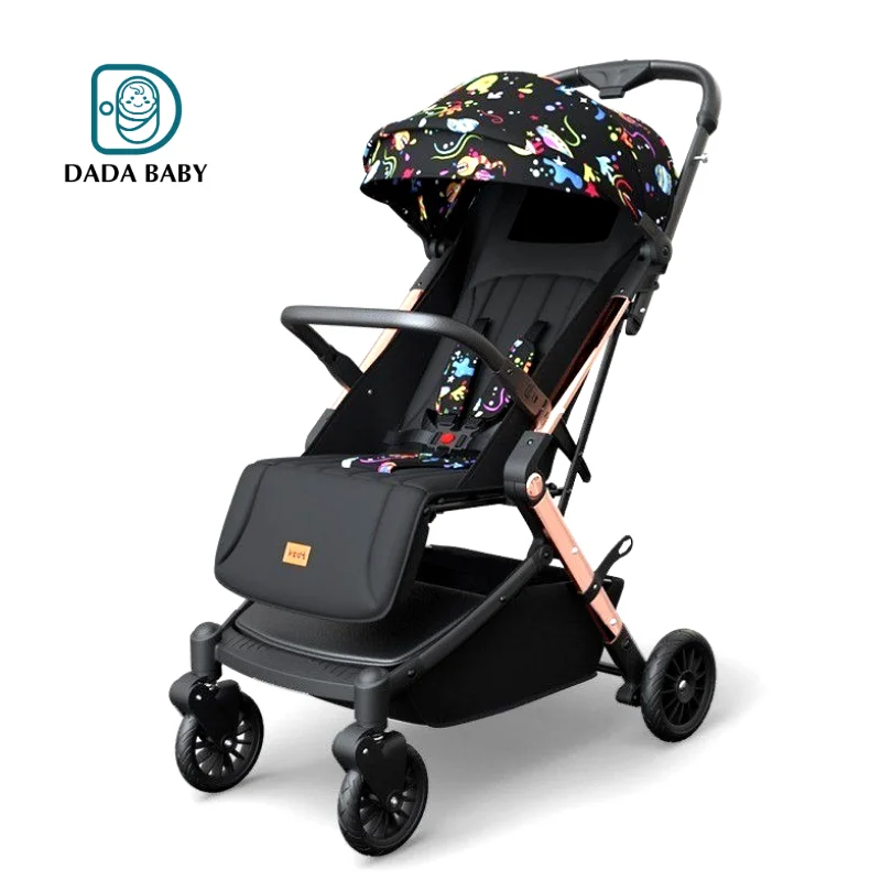 Manufacturer Supplier High View 308 Baby Pram Wagon Aluminum Alloy Frame Baby Strollers For Spring Summer Autumn