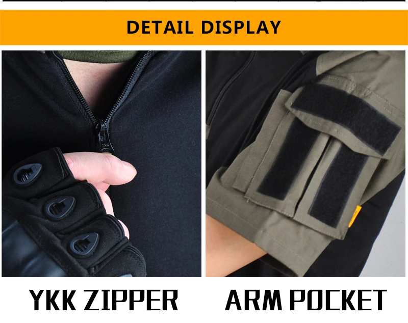 HAN WILD New Frog T-shirt Combat Training T-shirt Camouflage Short Sleeve Tactical T-shirt