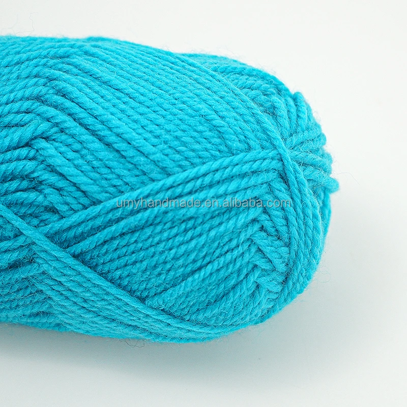 Wholesale Eco-Friendly Hand Knit Lana Wool Crochet cotton blended thick yarn wool and cotton blend