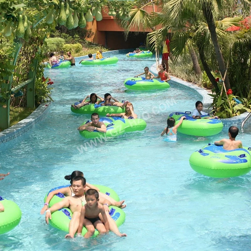 Water park equipment lazy river water ride lazy river tubes for waterpark