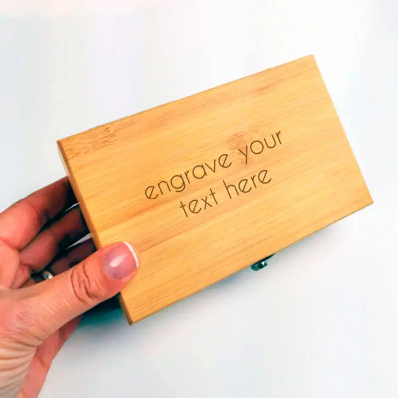 Wine Accessories Wine Bottle Opener Box Kit Wooden Gift Case 4 in 1 Customized Red Wine Corkscrew Set With Lid