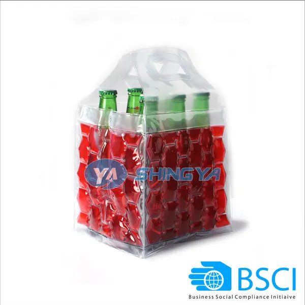 hot sale PVC beer cooler /PVC wine bag wine cooler plastic bag Beer gel Bucket