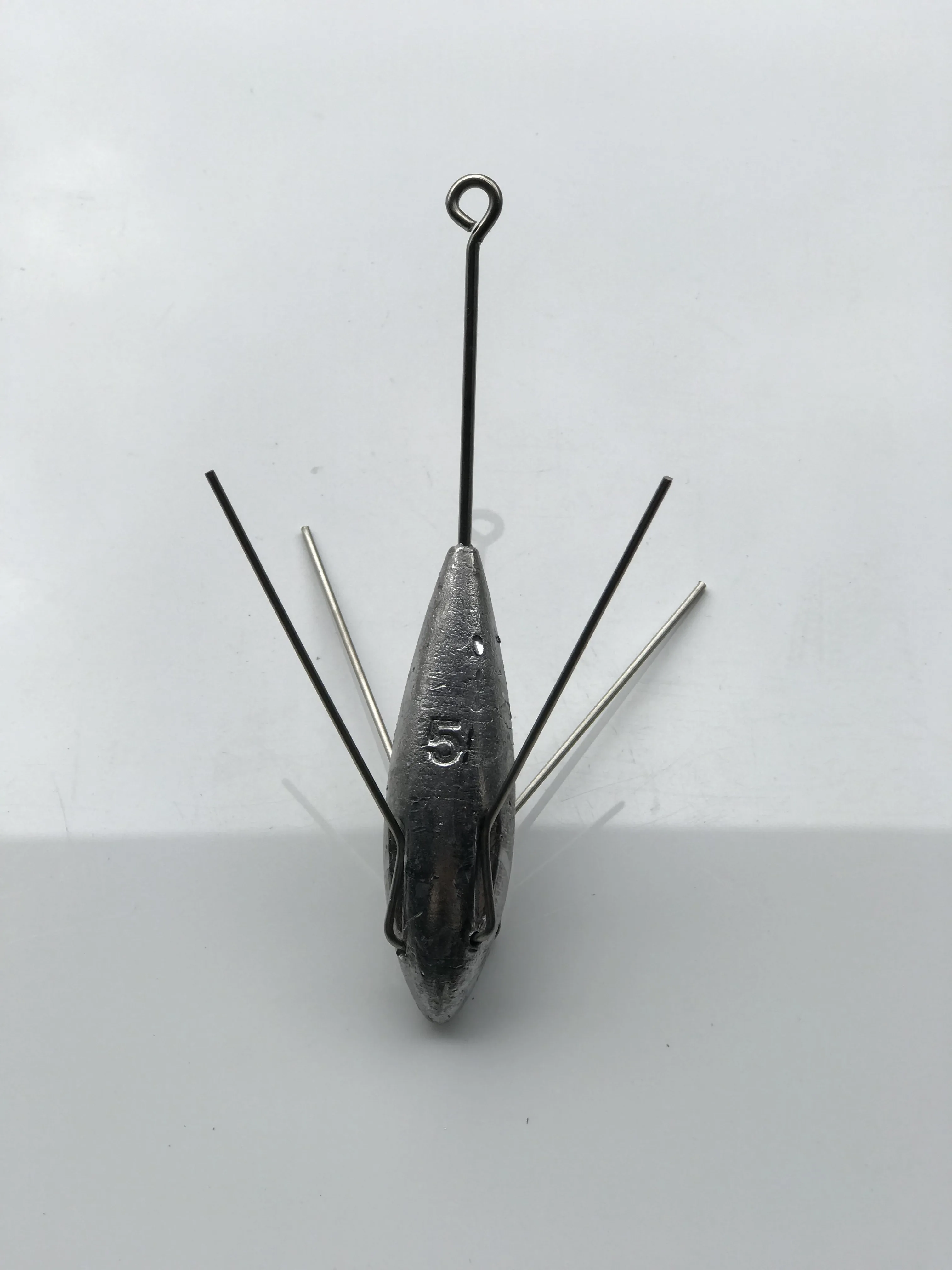 Lead claw saltwater deep sea long tail Surf Casting Sinkers  Breakaway weight breakout sinker fishing weights