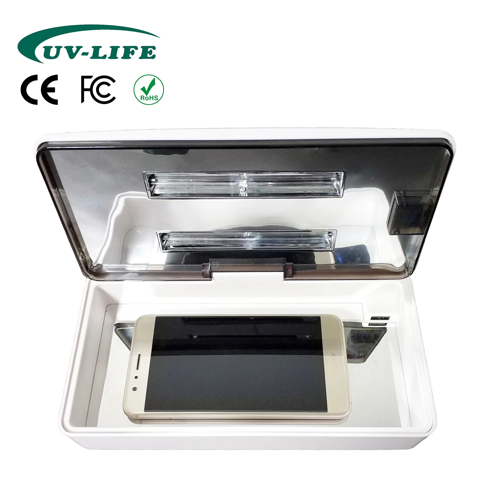 Portable UV Box Ultraviolet UVC Lamp Sterilizer Ozone Disinfector Cell Phone Cleaner UV Sterilizer Box