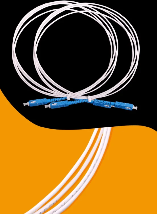 Pre Connectorized 1M/1.5M/2M/3M/1km/10km SC/UPC (Blue Core) Patch Cord FRP SC UPC