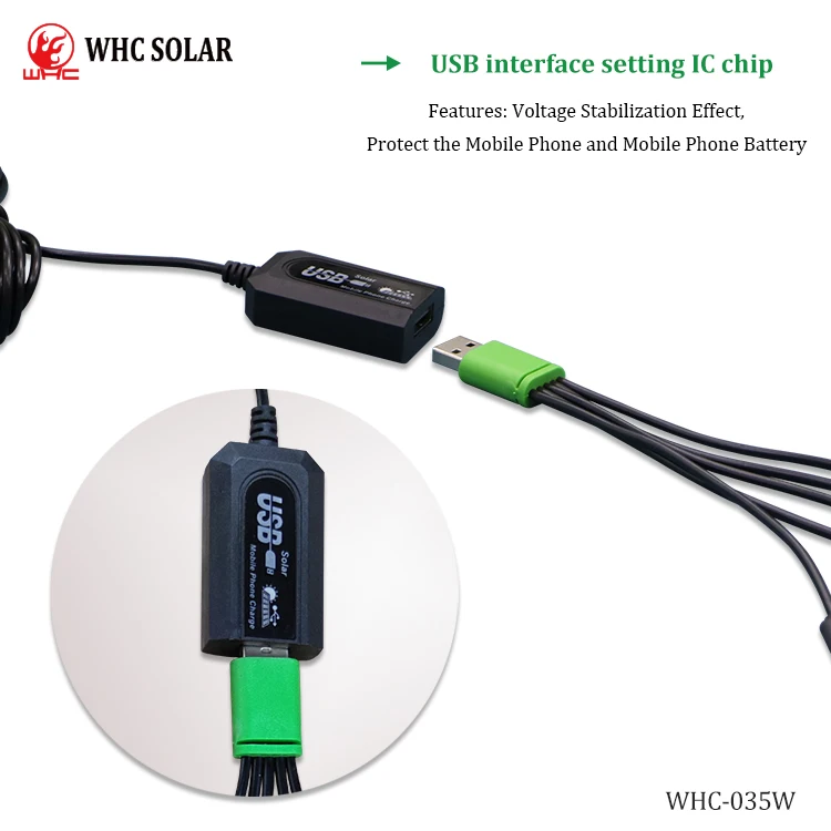 3.5W Outdoor Camping Solar PV Cell Power Bank Battery USB Portable Solar Panel Charger For Mobile Cell Phone