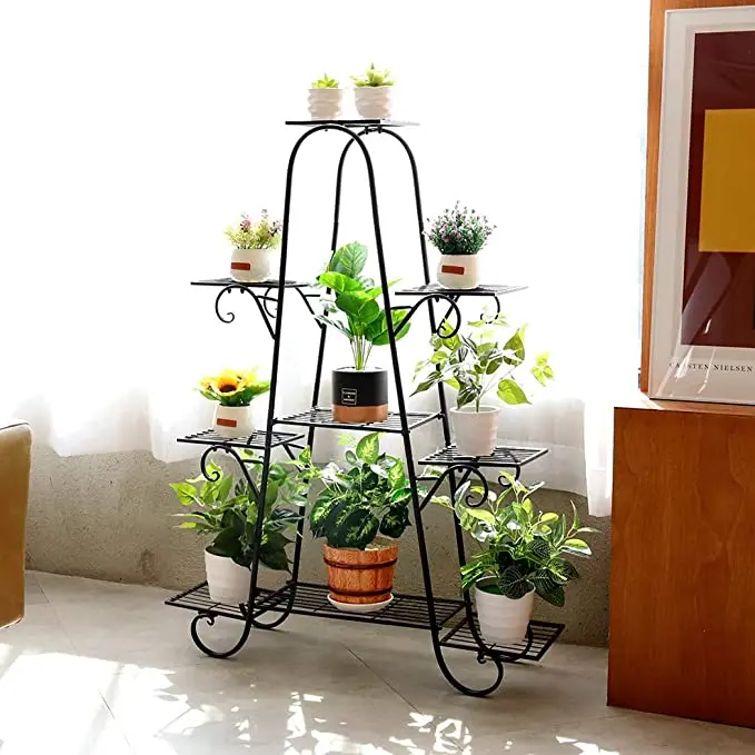 
New design high quality custom metal flower display rack for plant 