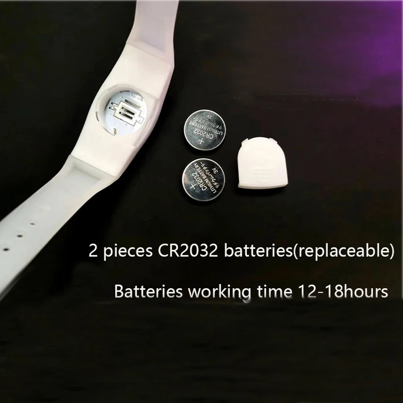 New Product LED Bracelet DMX Control Light Up Wristband Remote Controlled LED Bracelet 15 Colorful  LED Bracelet Led Wristband