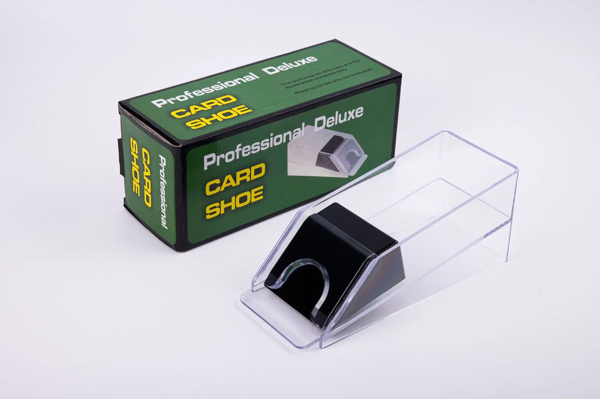 Blackjack Shoe Collection Clear Casino Grade Acrylic for Standard Size Poker Deck 4-6 Deck Size