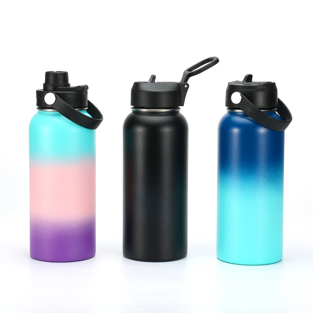 32oz, 40oz Sports Water Bottle Customize Reusable Vacuum Insulated SS Modern Double Walled Thermos
