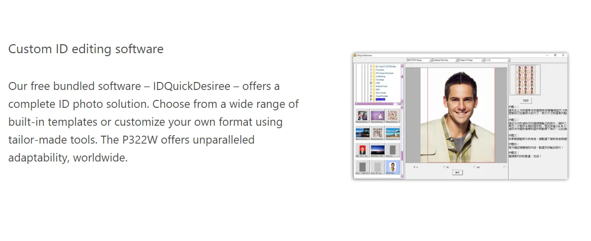 Mini Portable Instant Photo printer Mobile Pocket Thermal Home Photo Printer Hiti P322w