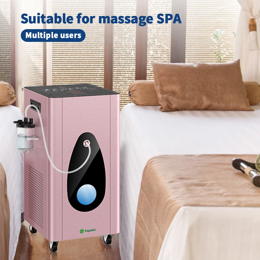 Suyzeko 99.99% 3000ml H2 O2 Hydrogen Generator SPE Rich Hydrogen Water Machine H2 Inhalation Machine 3000ml