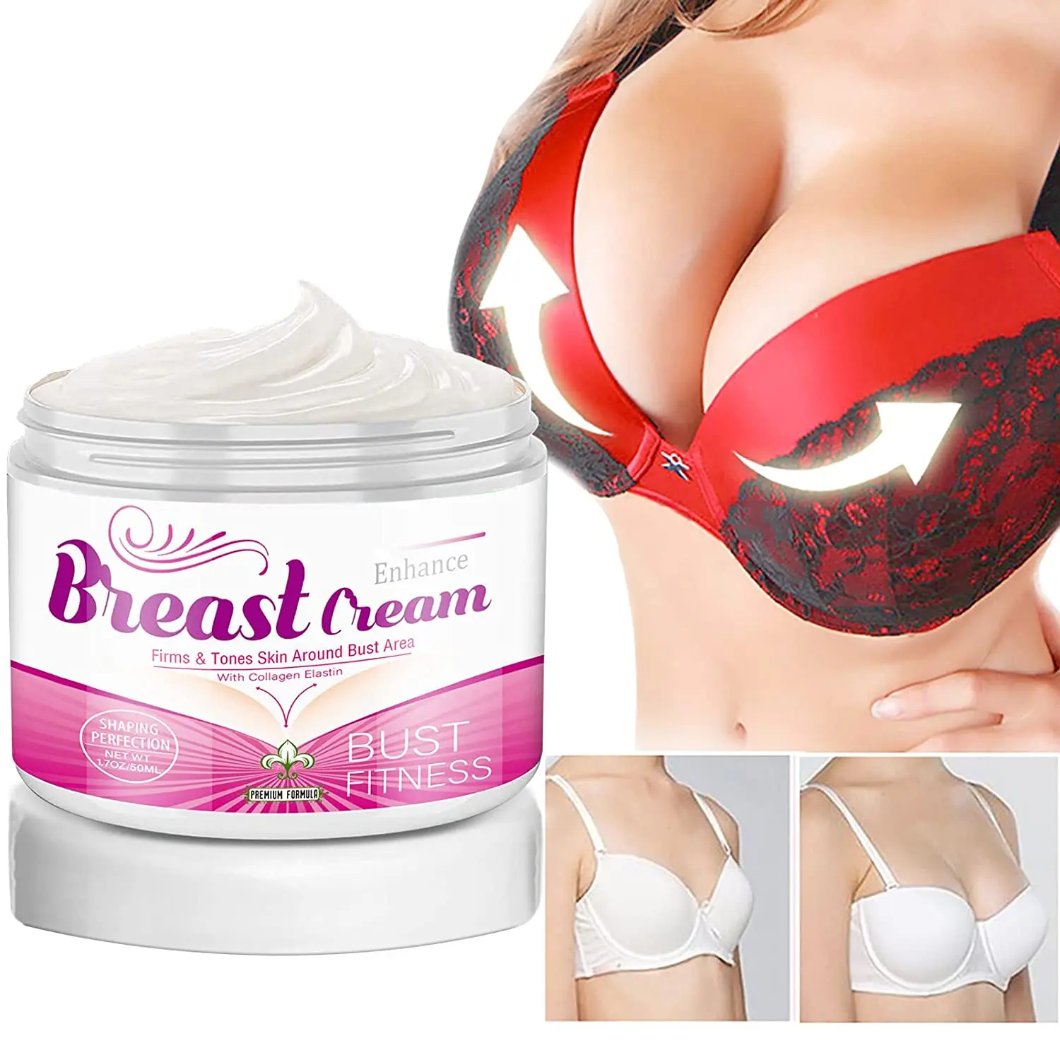New Arrival Natural Organic Big Boobs Cream Fast Naturaful Breast Enhancer Cream Herbal Breast Enhancement Cream