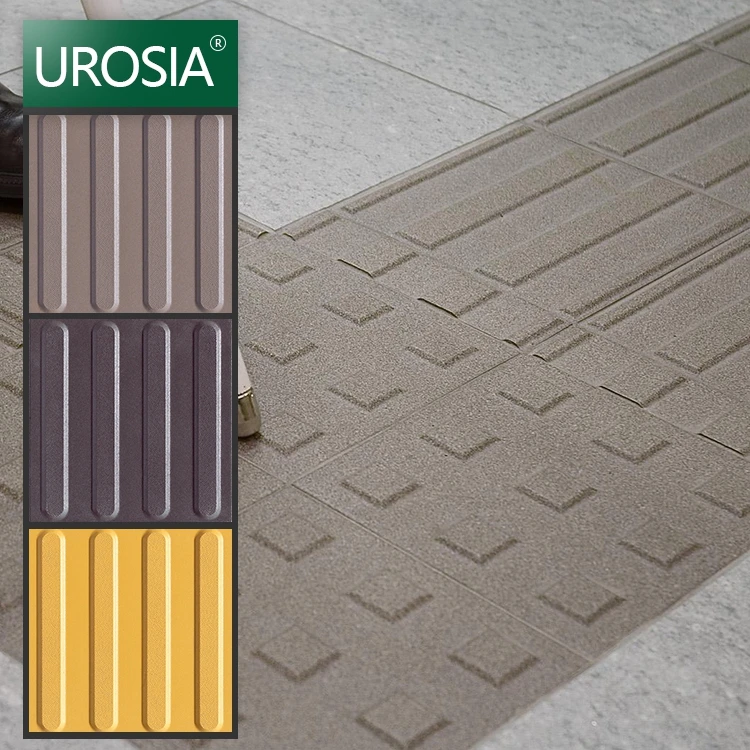 Homogeneous Tactile Square Slip Resistant Blind Ceramic Floorfullbody Floor Blind Tiles For Blind Road
