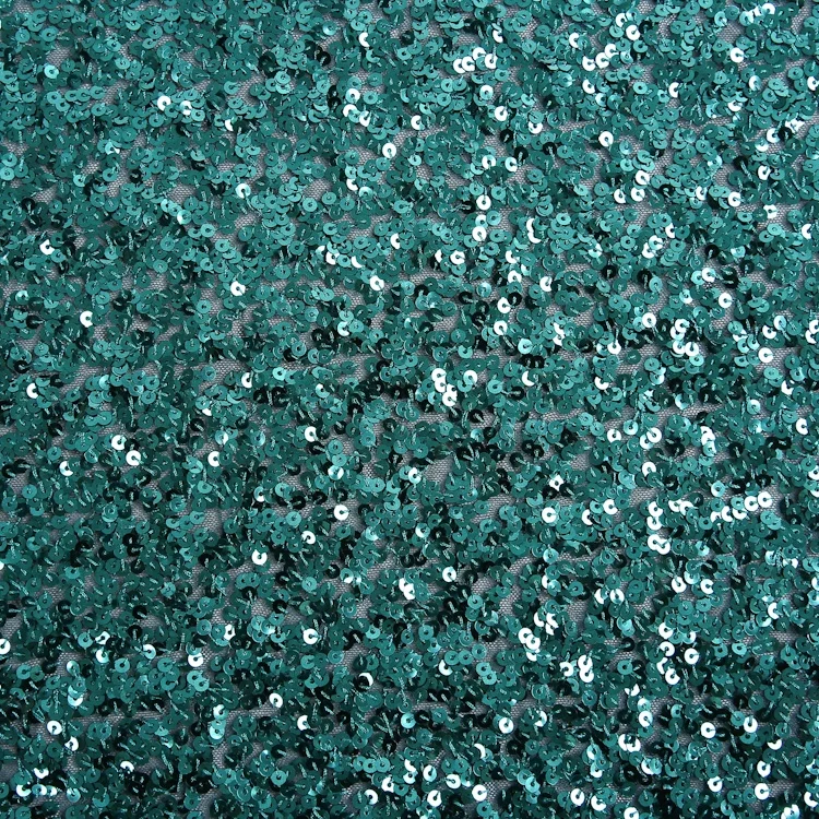 Design Polyester Cheap Luxury Mesh Tulle Luxury Full Green Sequin Material Fabric Embroidery For Club Dress