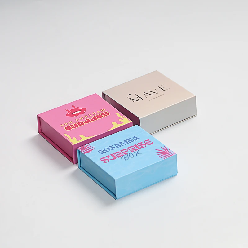 Korea Flip Open Box High-end Watch Packaging Box Luxury Jewelry Magnetic Flip Box Custom with Your Logo