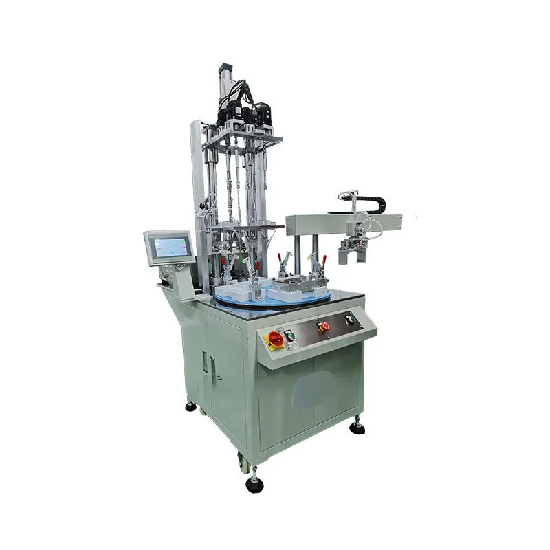 QFW multi axis motor automatic manipulator with rotary table type locking screw assembly machine