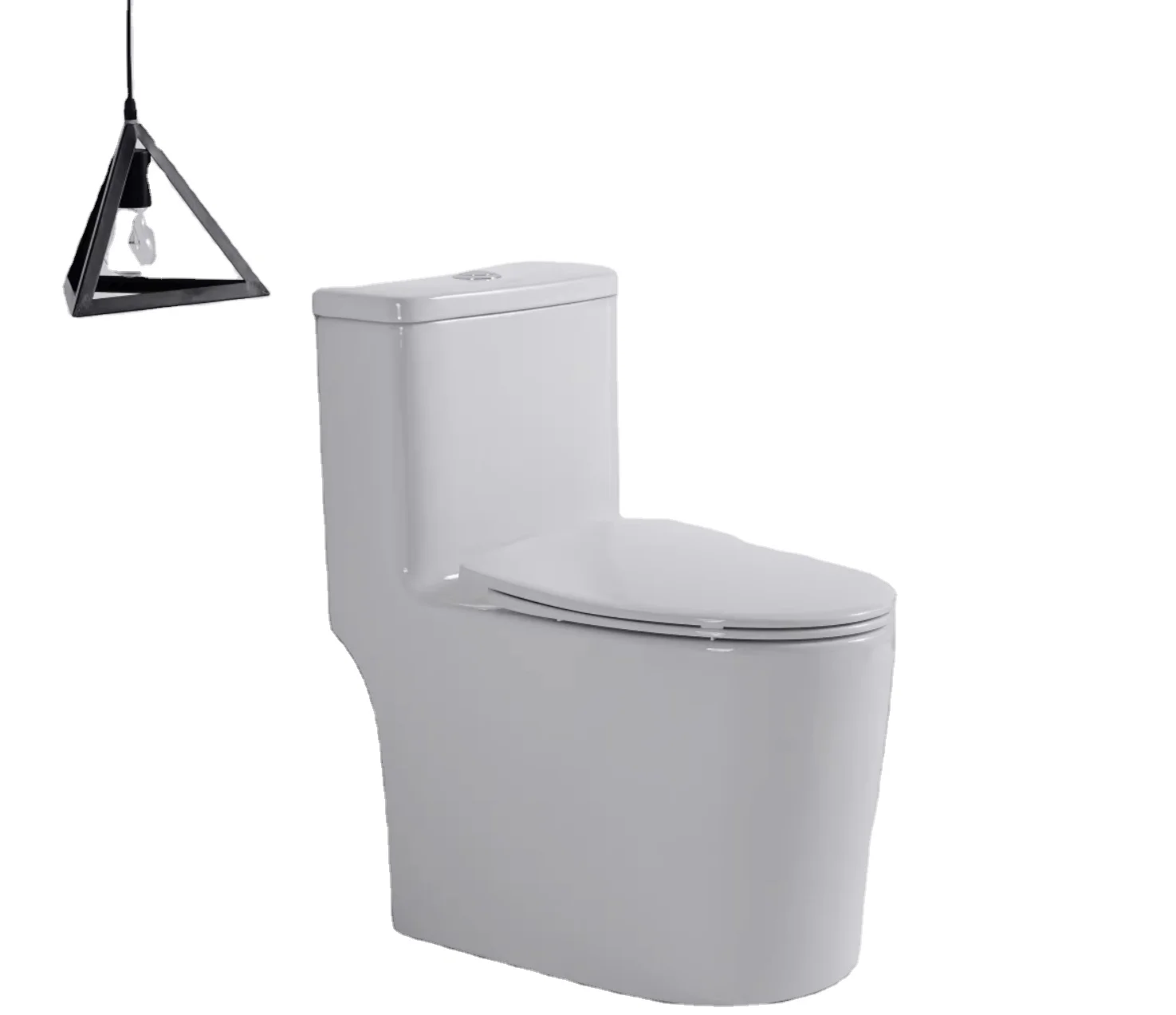 Professionally Certified Bathroom Floor Mounted Chinese Ceramic Wc Toilet Semi-Automatic Ceramic Toilet