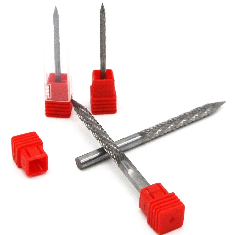 DL C0330M03-30 Tungsten Carbide Rotary Burrs Drill Bit Carburetor Machining Tools for Wood Metal Polishing