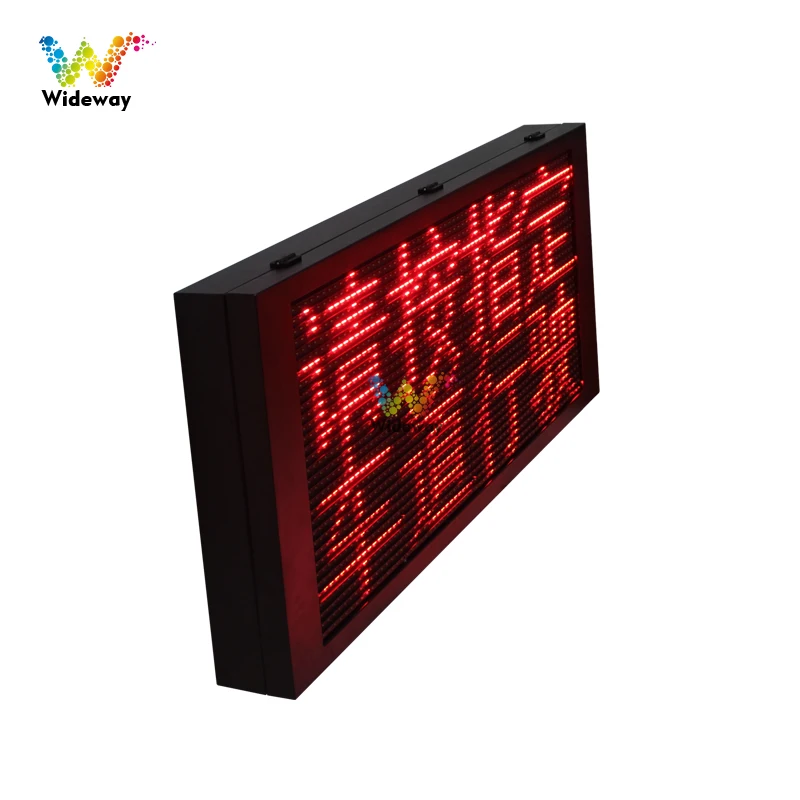 Wideway intersection smart city traffic sign message board left turn prompt outdoor matrix LED traffic display