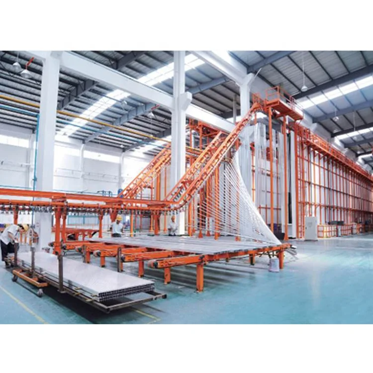 Автоматическая Вертикальная Порошковая система для производства алюминиевого профиля