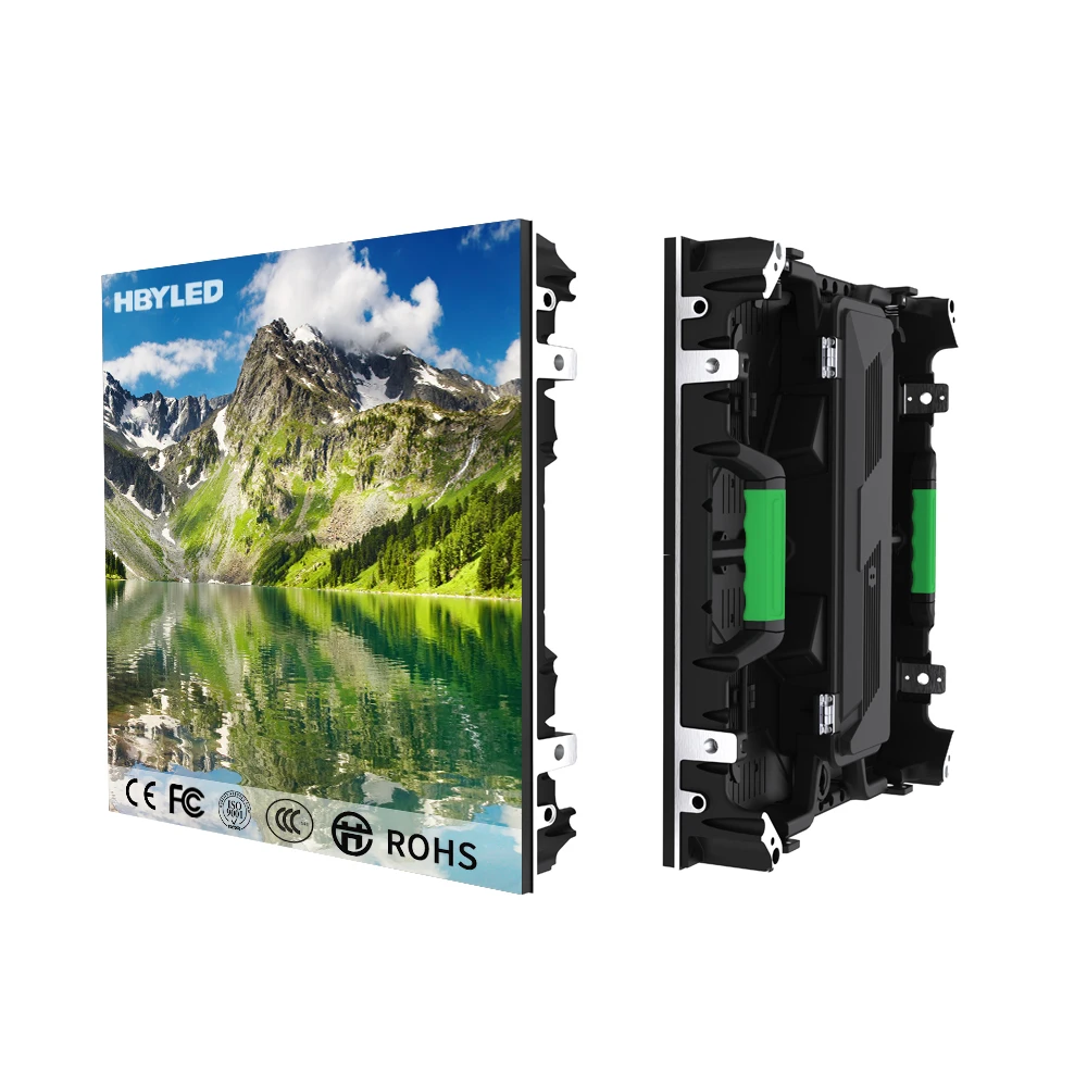 HBONY p2 p5 indoor pantallas led para dj p3.91 easy to install indoor outdoor led display screen hd led wall billboards