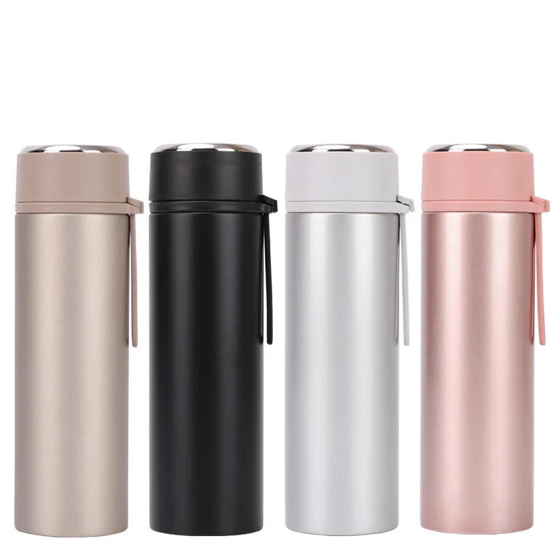 Stainless Steel Kids Tumbler Smart Thermos Tea Infuser Thermos For Flask Water Bottle With Handle