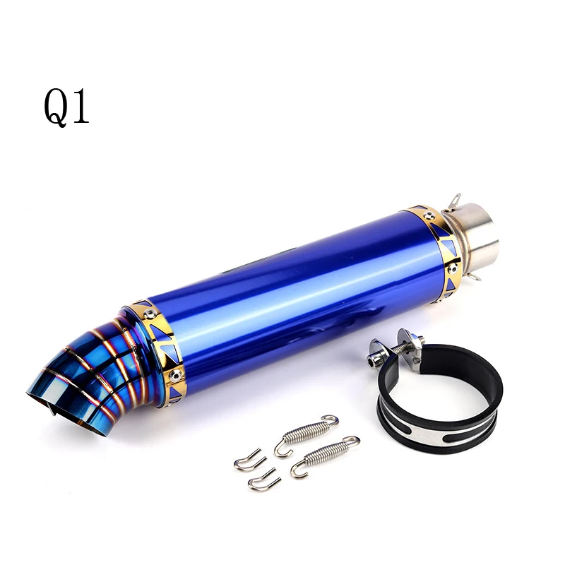 LC135 Motorcycle Exhaust Systems Escape Moto Pipe Muffler for Pcx125 Yz125 Bj125 3e Cb400 Nmax Gn125 Crf50 Ar15 Bj125