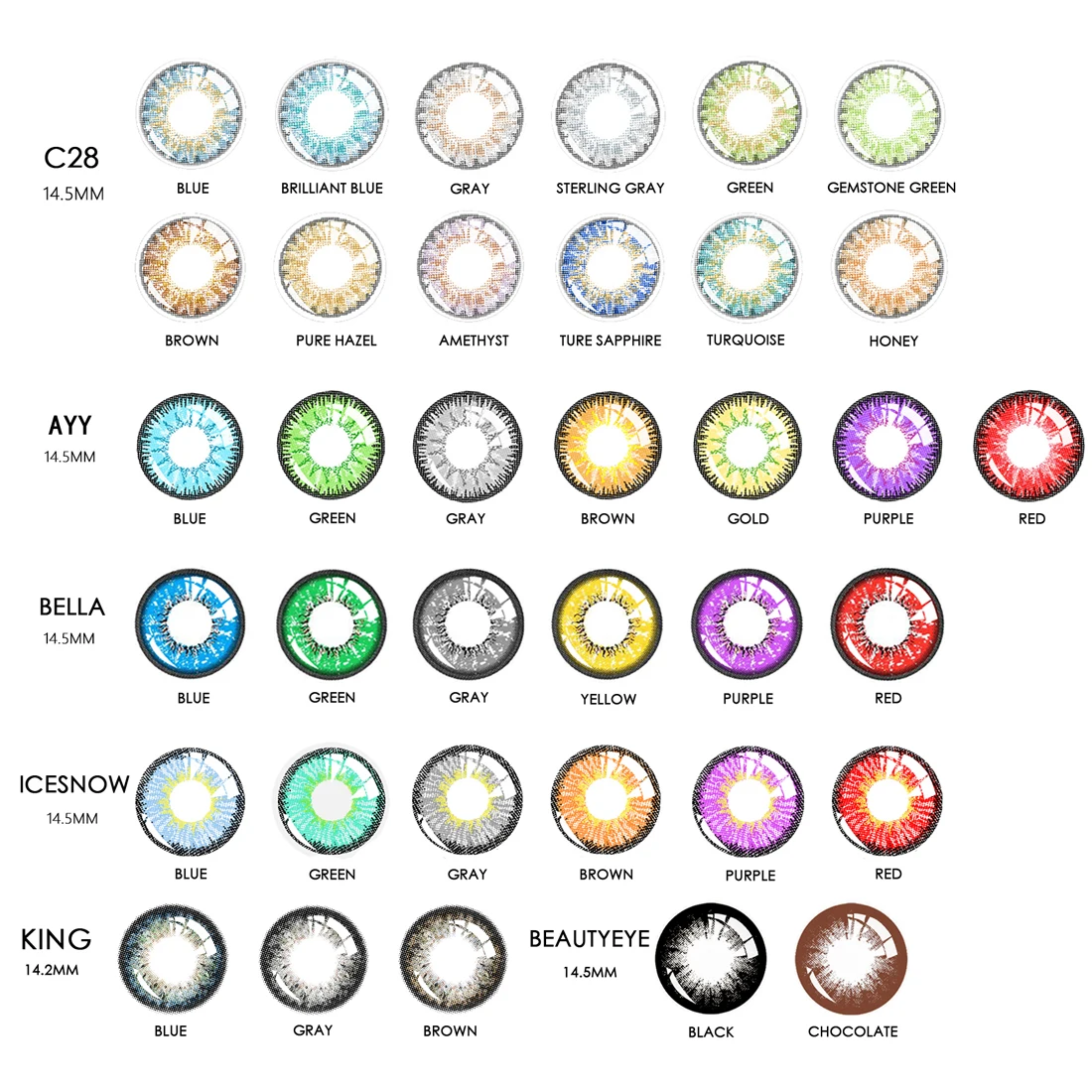 Фабрика Eyeshare оптические Бесплатные контактные линзы дисплей доска магазина примерка на поднос для воды реквизит акриловые цветные контактные линзы для хранения