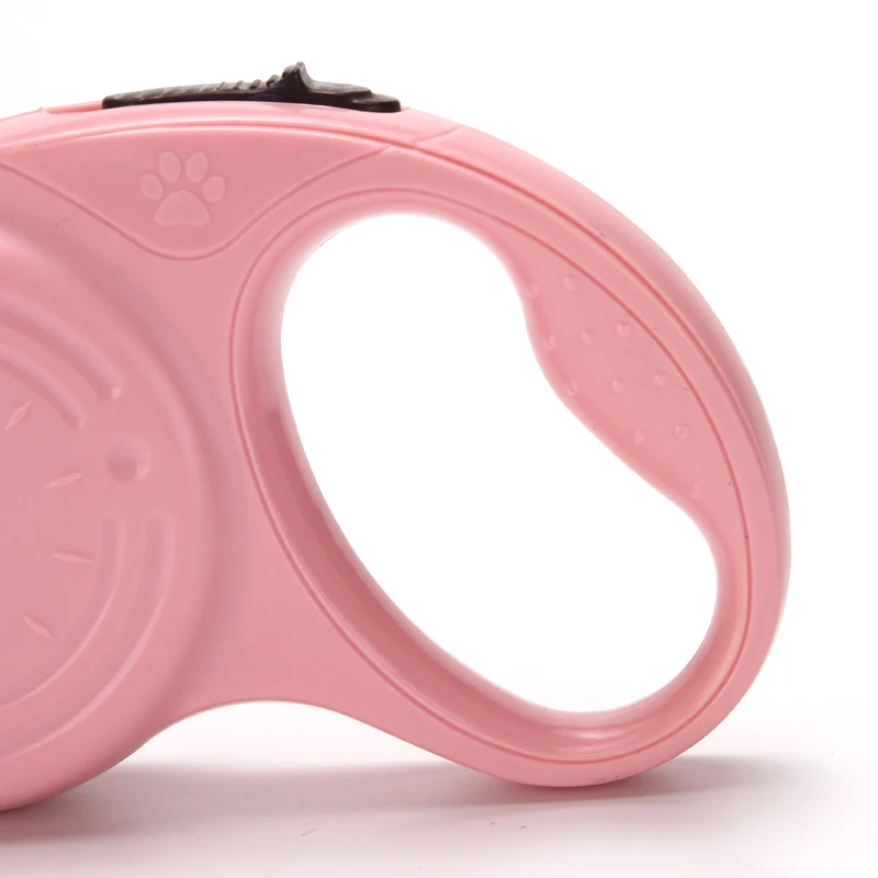 
Factory supply pet products dog leash 3m/5m plastic case retractable dog leash 