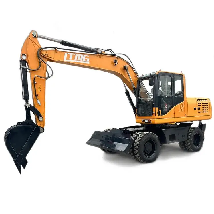 LTMG 13.5 ton 15 ton wheel excavator 20 ton bucket wheel excavator with air conditioner