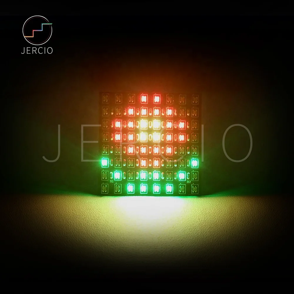 Jercio XT1511 SMD1515 RGB sk6812 ws2812b ws2811 8*8 pixels for home decoration led pixels panels for luminous models decoration