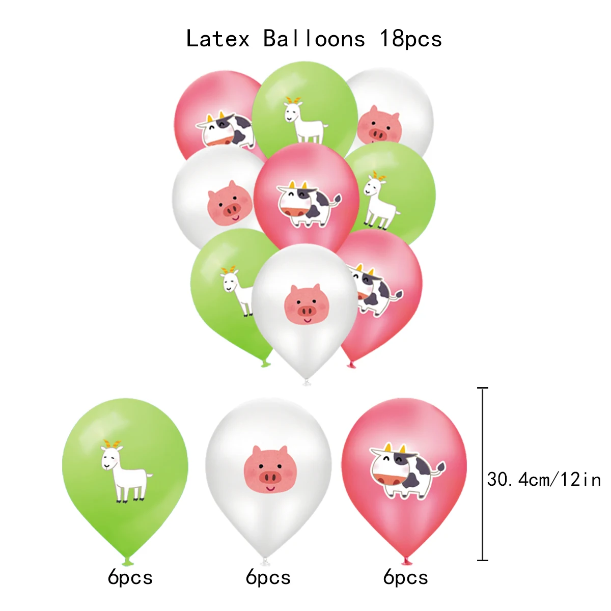Palmy original Farm Themed Birthday Party Decorations Farm Banner Balloon Props Table Wall Decoration Party Supplies Set