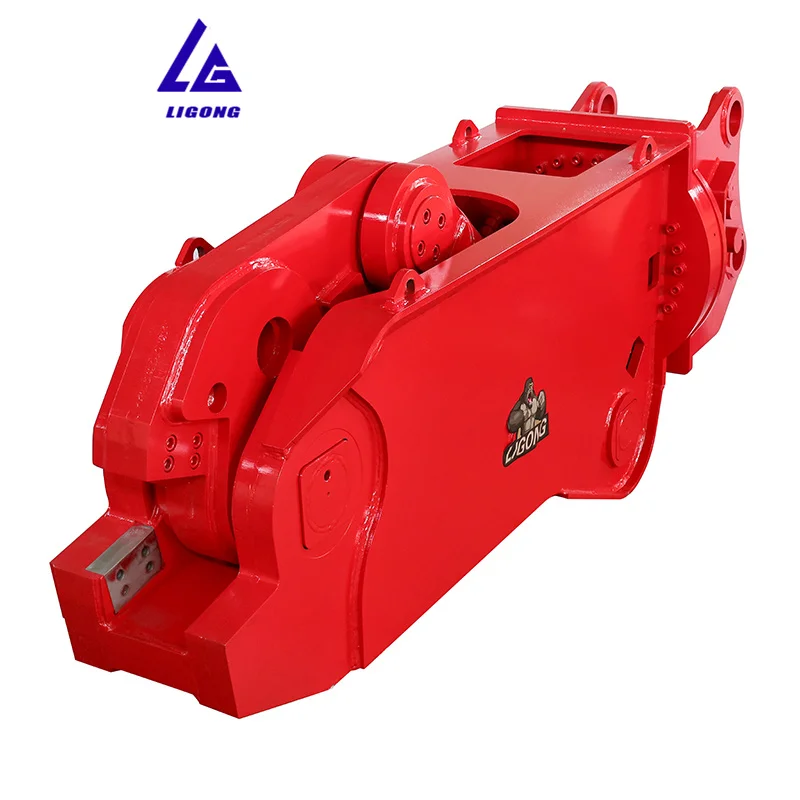 Ligong Durable Rotating Hydraulic Rail Shear for Heavy Metal Applications, Rail Breaker for 20-30ton excavator