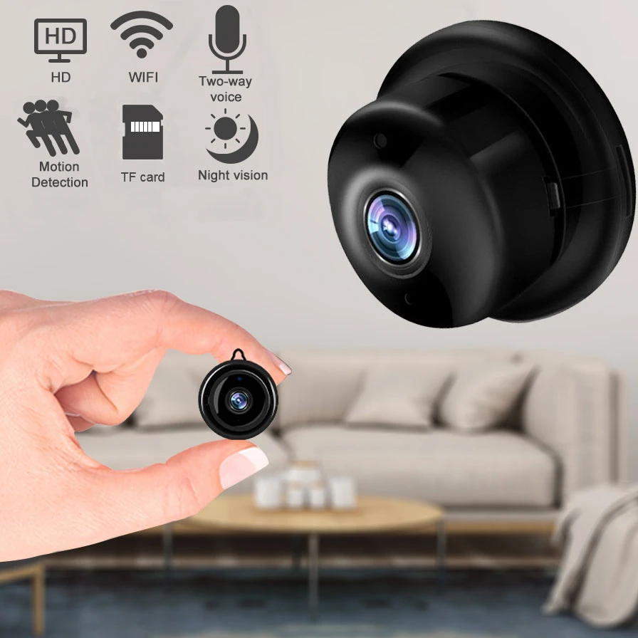 V380 Pro мини Wifi камера 1080p ночное видение Безопасность крытая Скрытая шпионская
