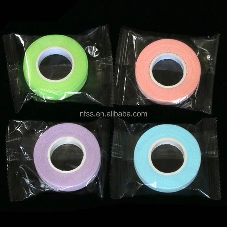 In Stock White Hot Pink Micropore Sensitive Eye Lash Lift Tape For Eyelash Extension Lash Tools Non-Woven Eyelash Tape