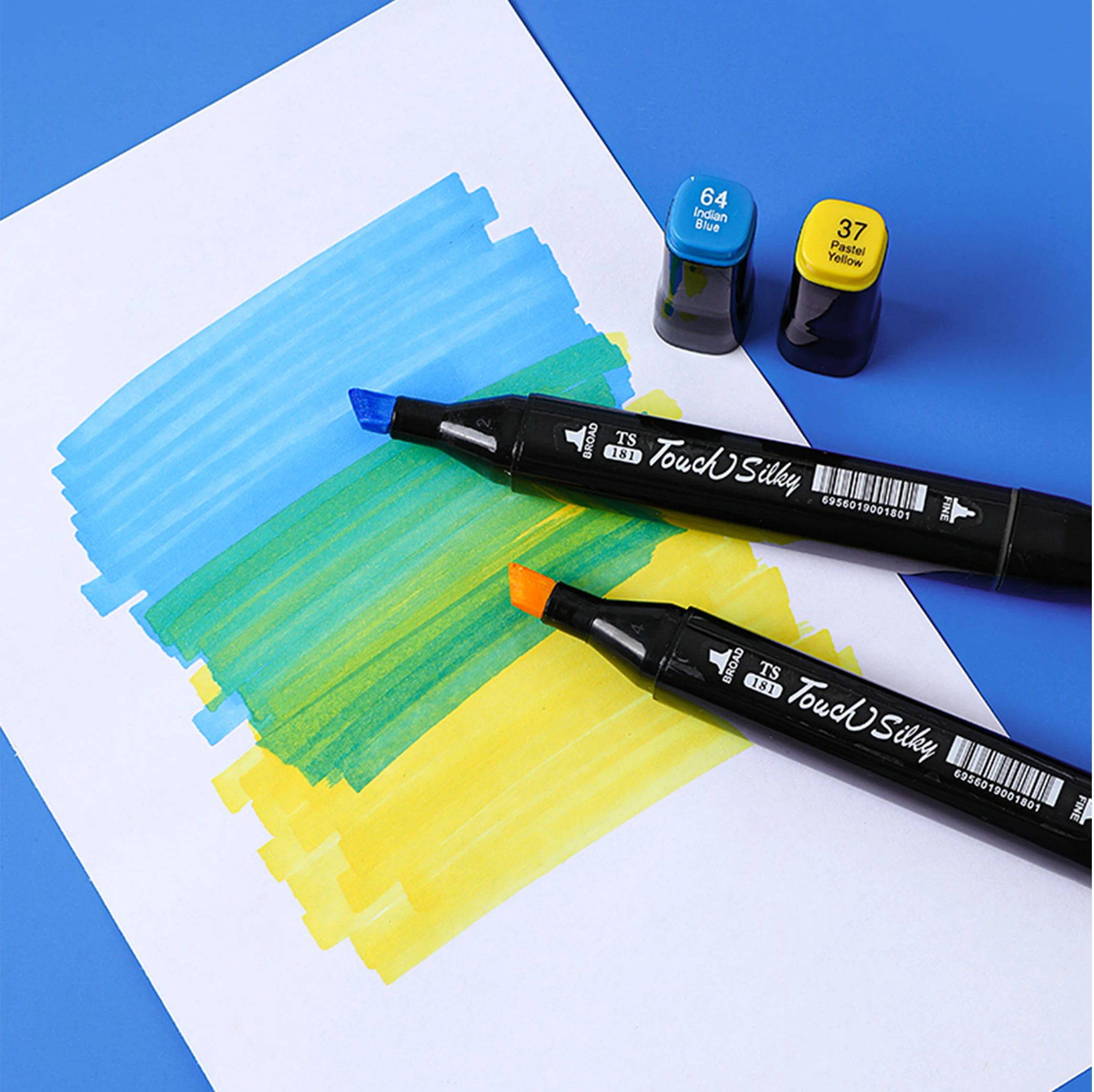 graffiti supplies marqueur de toutes les couleur double side color glitter painting marker set non-toxic paint for children