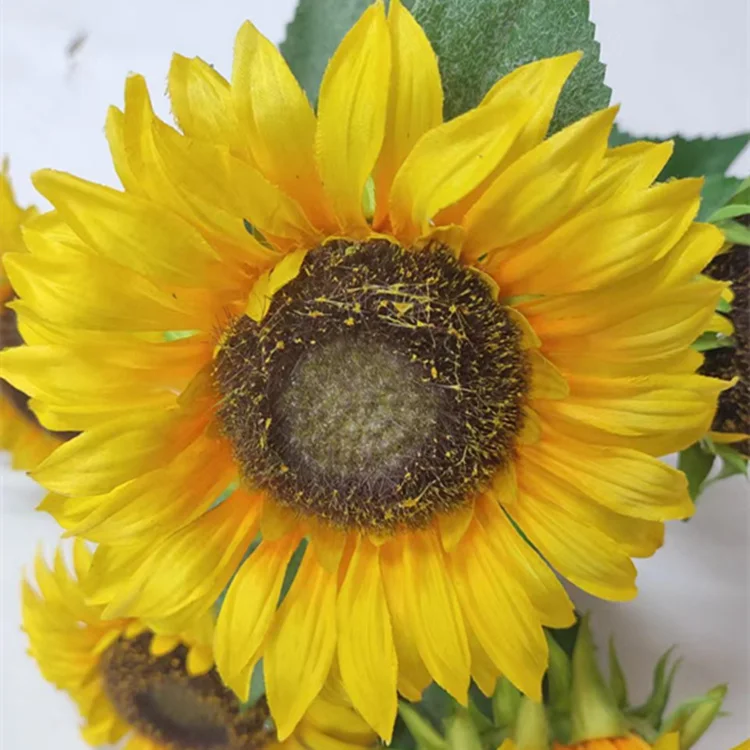 Artificial Sunflowers Bouquet Sunflowers Large Yellow Flower For Home Office Indoor Garden Party Decor