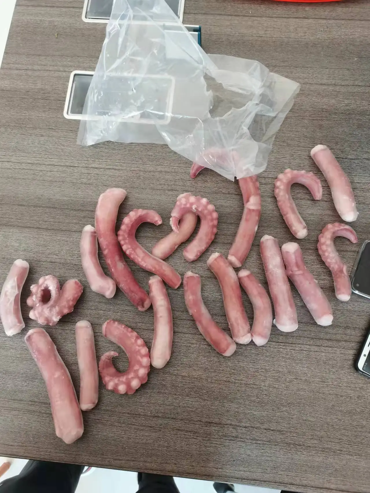Frozen Squid Tips Cut From Sexual Organ/ Long Sexual Tentacle